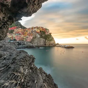 L' Attico Giallo Oro Di Giulia , Manarola Italie